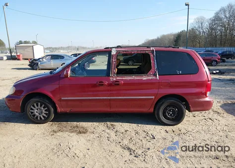 2002 Kia Sedona Ex/Lx z USA, uszkodzony, nr VIN KNDUP131426210897